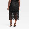 Women's Lace Midi A-Line Skirt - A New Day™ - 2 of 3