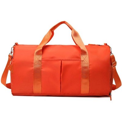 Men's and women's small-sized fitness bags, fitness bags for sports and weekend vacations, shoe and wet clothing compartments