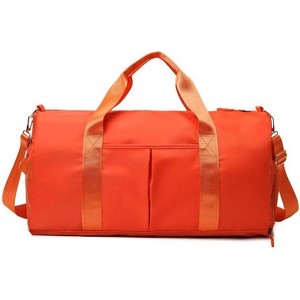 Men's and women's small-sized fitness bags, fitness bags for sports and weekend vacations, shoe and wet clothing compartments - 1 of 2