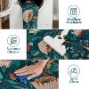 Area Rug Washable Bohemian Bird Floral Bedroom Low-Pile Soft Playroom Carpet, Jungle Pattern Vintage Indoor Floor Rug for Living Room and Nursery - 4 of 4