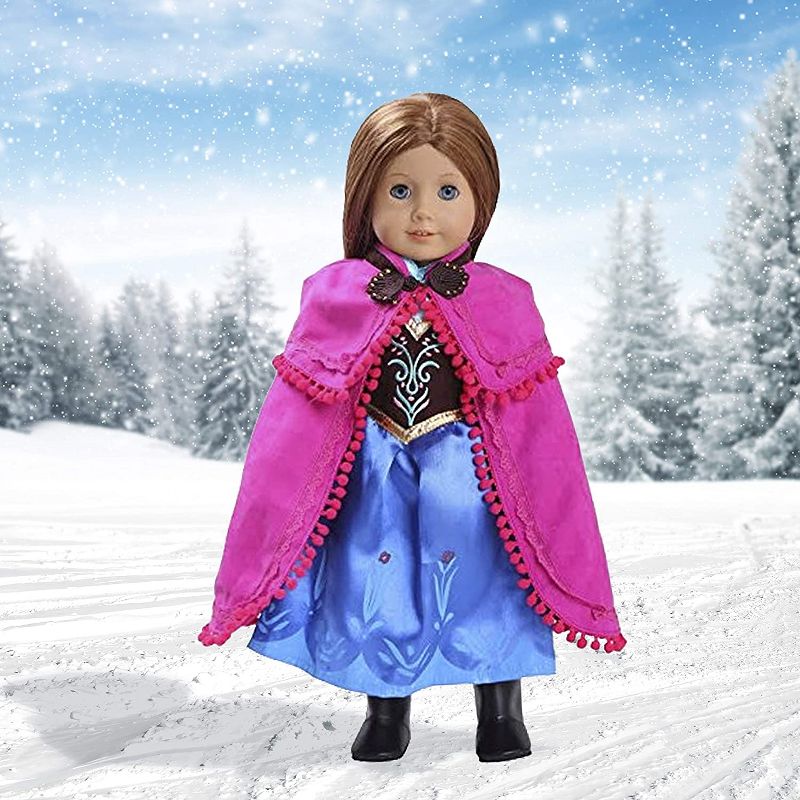 Dress Along Dolly Anna Frozen Inspired Outfit for American Girl Doll, 5 of 6
