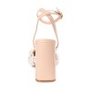 Journee Collection Womens Dua Tru Comfort Foam Pearl Accents Block Heel Sandals Nude 10 - 3 of 4