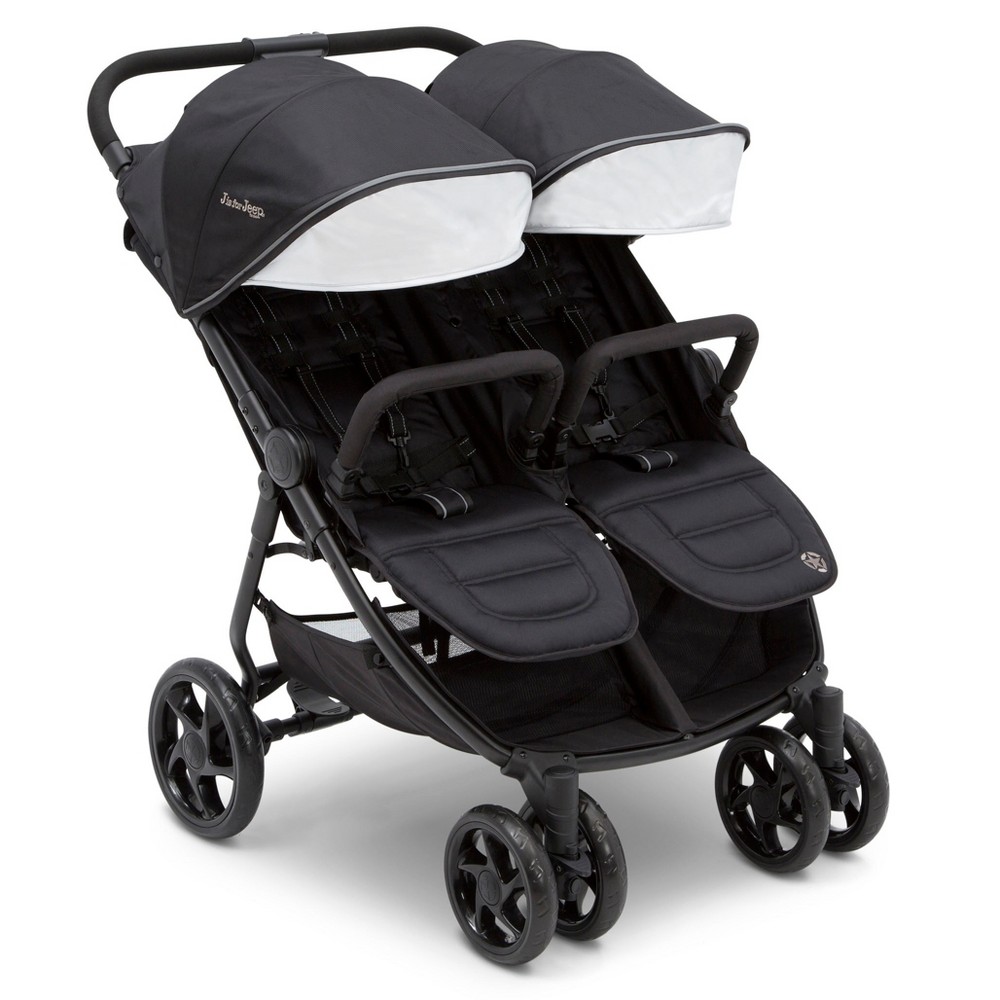 Photos - Pushchair Jeep Destination Ultralight Side x Side Double Stroller by Delta Children 