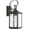 Progress Lighting, Gibbes Street, 1-Light Wall Lantern, Antique Bronze, Clear Beveled Glass. - 3 of 4