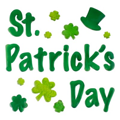 Northlight 25-Piece St. Patrick's Day Shamrock Gel Window Clings