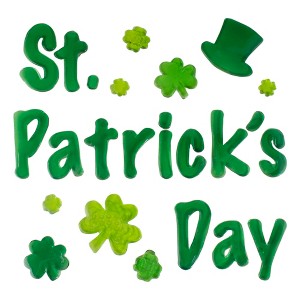 Northlight 25-Piece St. Patrick's Day Shamrock Gel Window Clings - 1 of 2