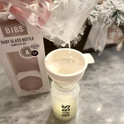 Bibs Baby Glass Bottle Complete Set - 110ml Blush
