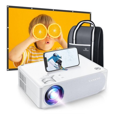VANKYO Performance V630W Native 1080P Full HD Projector with Bonus Screen &#8211; White