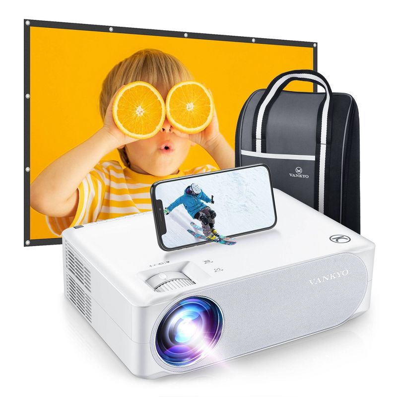 VANKYO Performance V630W Native 1080P Full HD Projector with Bonus Screen &#8211; White, 1 of 10