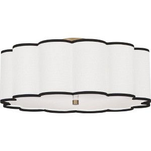 Robert Abbey Lighting Axis - Light Flush Mount in  Aged Brass - 1 of 2