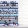 Katy Floral Printed Flannel Oversized Duvet Cover Set - Tribeca Living - 3 of 3