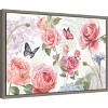 Amanti Art Boho Bouquet I (Butterfly Floral) by James Wiens Canvas Wall Art Print Framed 23 x 16-in. - 3 of 4