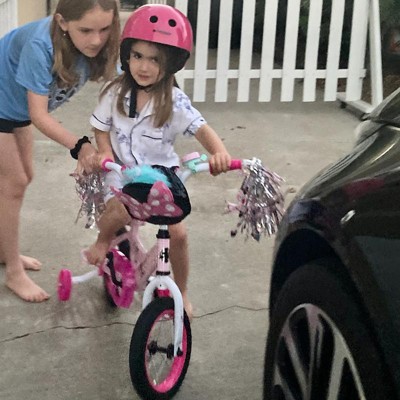 Minnie mouse bike with cheap training wheels