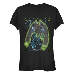 Juniors Womens Marvel Spider-Man: Homecoming Vulture Schematics T-Shirt - 1 of 3