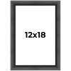 PosterPalooza | Refined Black Picture Frame - UV Acrylic, Foam Board Backing, Hanging Hardware - 2 of 4
