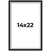PosterPalooza | Flat Silver Picture Frame - UV Acrylic, Foam Board Backing, Hanging Hardware - 2 of 4