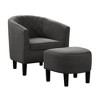 Breighton Home Take a Seat Roosevelt Accent Chair with Ottoman - 2 of 4