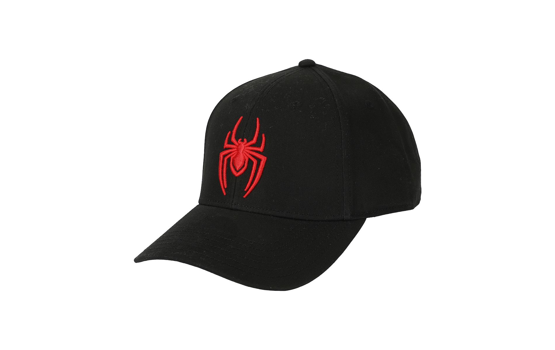 Spider-Man Embroidered 3D Logo Black Traditional Adjustable Hat