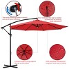 Yaheetech 10ft Patio Offset Umbrella with Crank & Cross Base for Backyard - 4 of 4