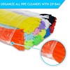 EpiqueOne 1300-Piece Arts & Craft Supply Set | Includes 1200 Chenille Pipe Cleaner Stems in 12 Colors & 100 Googly Eyes - 4 of 4