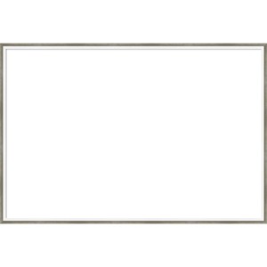 Amanti Art Lucie Silver White Framed Magnetic Dry Erase Board - 1 of 4