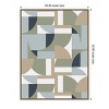 Amanti Art Futuristic Bauhaus Polygons Beige by Ninola Design Framed Canvas Wall Art - 4 of 4