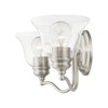 Livex Lighting Moreland 2 - Light Vanity in  Brushed Nickel - 3 of 4