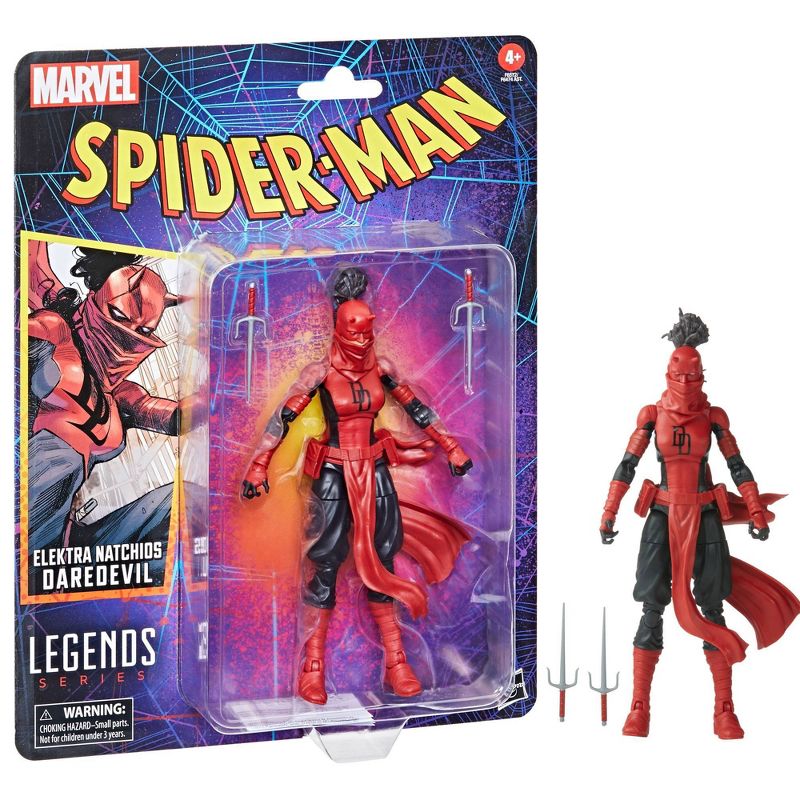 Marvel Spider-Man Legends Elektra Natchios Daredevil Action Figure, 4 of 8