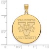 Black Bow Jewelry 14k Yellow Gold Valdosta State Blazers NCAA Extra Large Pendant - 2 of 3