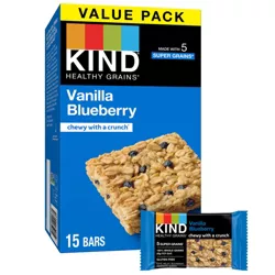 KIND Healthy Grains Bars Vanilla Blueberry - 18oz/15ct
