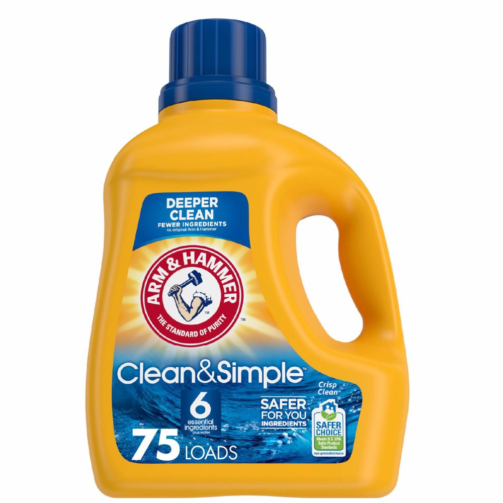 Arm Hammer Clean Simple Liquid Laundry Detergent - 118.1 fl oz