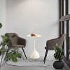 End Table Set of 2, Metal Round Coffee Tables Nightstand with Raised Edges, Modern Small End Table for Living Room Bedroom, Easy Assembly - 3 of 4