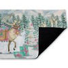 Stupell Industries Whimsy Holiday Reindeer Printed Outdoor Door Mat, design by Paul Brent, 18"x30" - 2 of 4