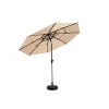 CAVINAS Pool Umbrellas Outdoor Double Sided Rectangular Beach Chair Umbrella for Garden (Base Sold Separately) - 4 of 4