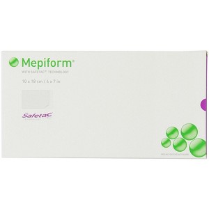 Molnlycke 293400 Mepiform Silicone Sheeting for Scar Reduction 4 in. x 7 in. (Each) - 1 of 3
