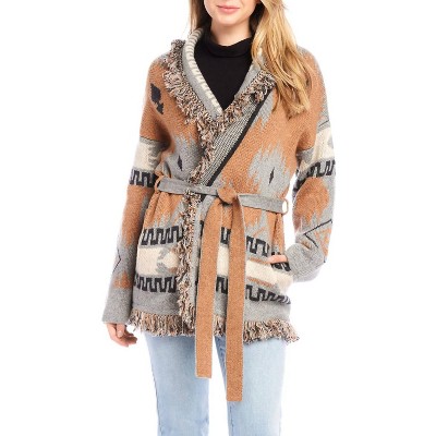 Women's Fringe Cardigan Sweater - Karen Kane
