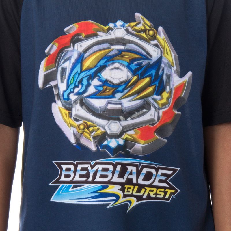 Beyblade Burst Boys' Spinner Tops 2 Piece Shorts And T-Shirt Pajama Set Beyblade - Ace Dragon, 2 of 6