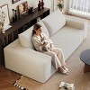 71" Modern Upholstered Corduroy Sofa with Deep Seat, Comfortable Lounge Couch for Living Room, Bedroom, or Small Apartments–The Pop Home - 3 of 4