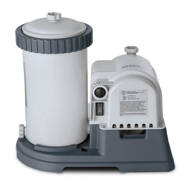 INTEX 2500 GPH GCFI Pool Filter Pump with Timer (633T) & Deluxe Maintenance Kit, 2 of 7