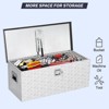 GustoWave Aluminum Truck Tool Box, Jobsite Storage Box Chest Cabinet, Heavy Duty Truck Bed Toolbox, Tools Organizer with Side Handles - 3 of 4