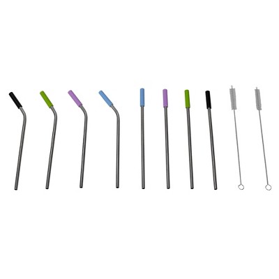 10 inch Silicone or Stainless Steel Straw-Replacement Straw – Myerworks