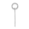 Black Bow Jewelry 14k White Gold, Jersey Collection, Medium Number 4 Pendant - 2 of 4