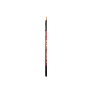Creative Mark Ebony Splendor Short-Handled Synthetic Sable Paint Brush, Rounds, Teijin Multi-Filament Hair, Handcrafted Synthetic Paint Brushes for - 1 of 4