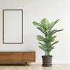 5.2FT Artificial Areca Palm Plant, Faux Tropical Dypsis Lutescens Tree, Potted, UV Resistant, Set of 2 - 2 of 4