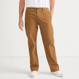 Lands' End Mens Knockabout Herringbone Work Pant - 1 of 4