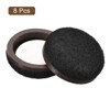 Unique Bargains Formed Felt Smooth Furniture Tile Floors Round Sliding Pads 8 Pcs - 3 of 4