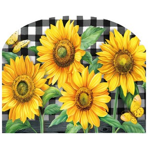 Briarwood Lane Fall Art Sign 8.25x10.25 Checkered Sunflowers For Fall Art Sign - 1 of 4