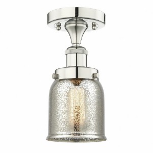 Bell - 1 Light Semi-Flush Mount In Industrial Style-8.25 Inches Tall and 6.5 Inches Wide - 1 of 1