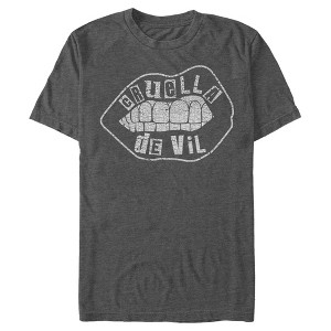 Men's Cruella Distressed Lips Logo T-Shirt - 1 of 4