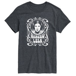 Men's - Star Wars - Princess Leia Art Nouveau Short Sleeve Graphic T-Shirt - 1 of 3